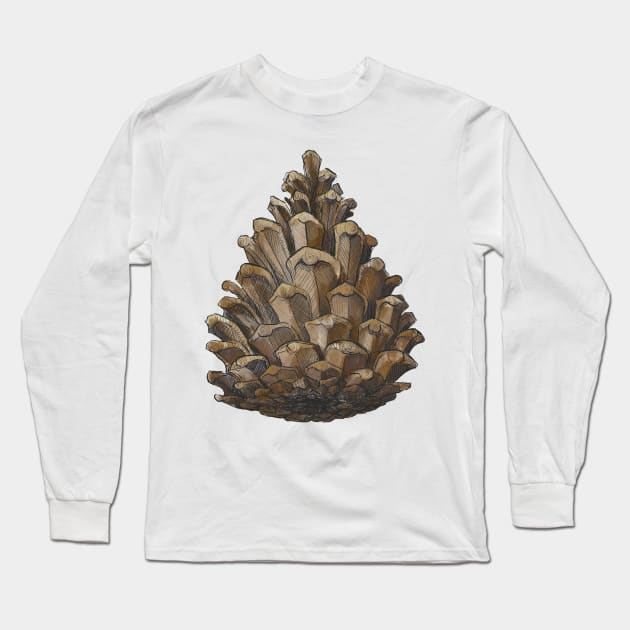 Pinecone Long Sleeve T-Shirt by Haptica